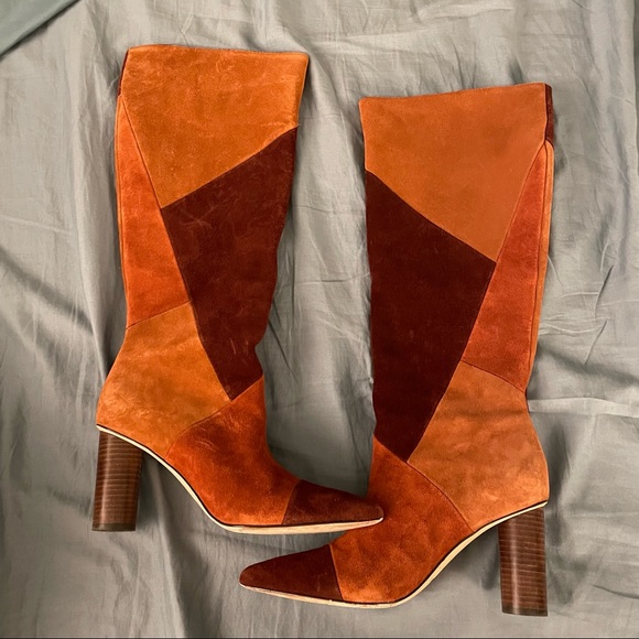 Ulla Johnson - Jerri Boot Suede Combo - 37 - Picture 2 of 3